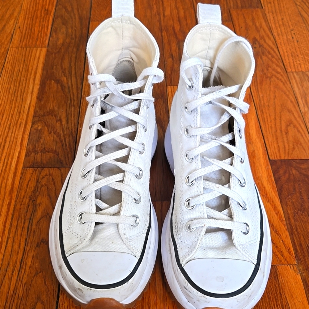 Converse Run Star Hike High Top Platform Shoes Wmns 7